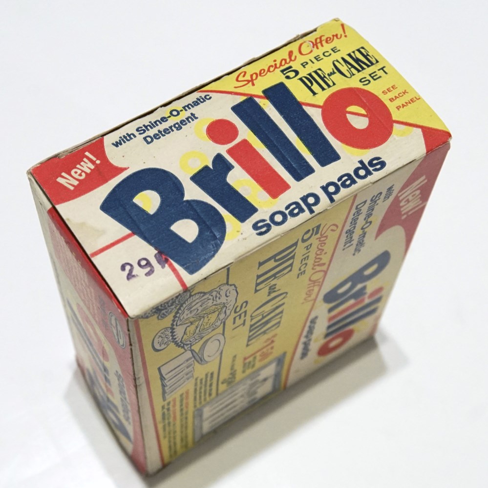 Lot #75: ANDY WARHOL - Brillo Pads Box - Color inks on stiff paperboard