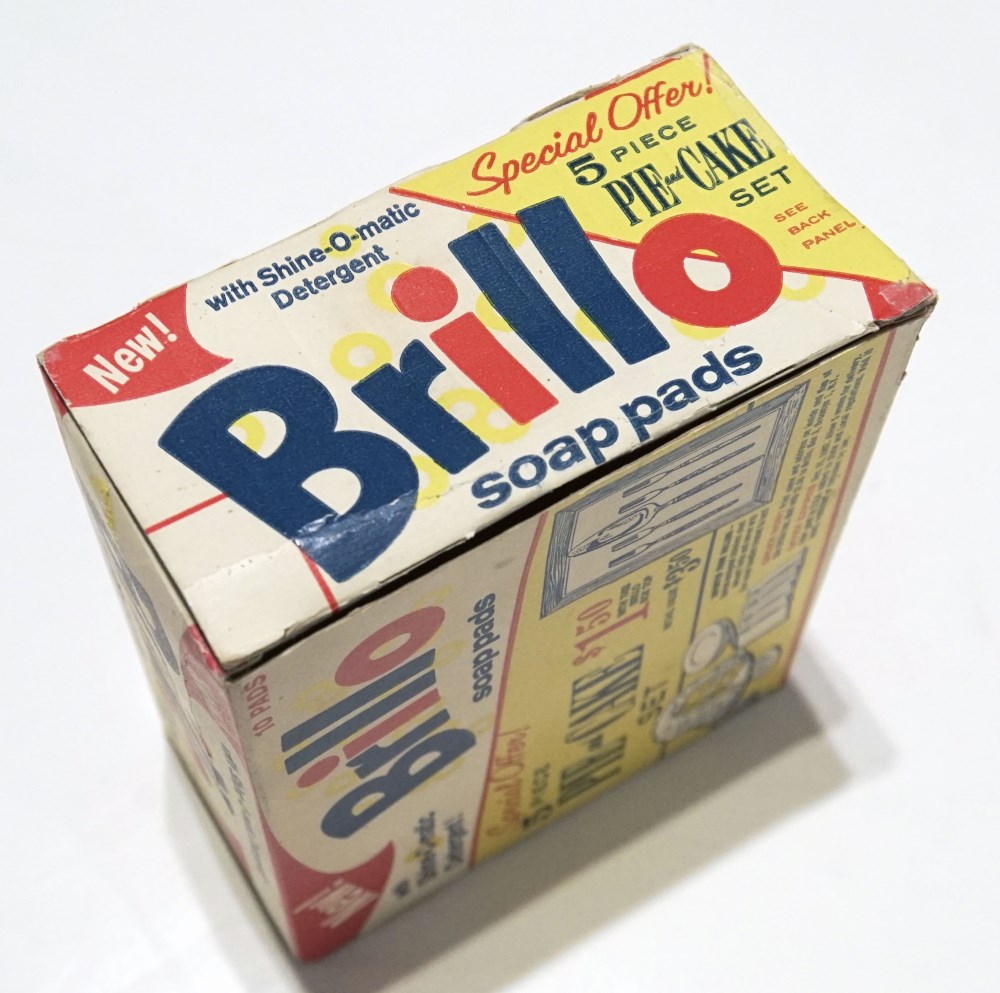Lot #75: ANDY WARHOL - Brillo Pads Box - Color inks on stiff paperboard