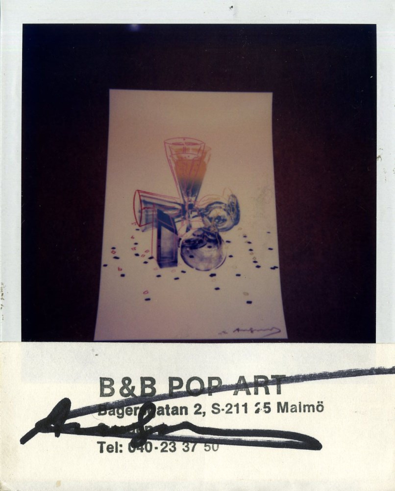 Lot #119: ANDY WARHOL - Committee 2000 (1982) - Original color Polaroid photograph