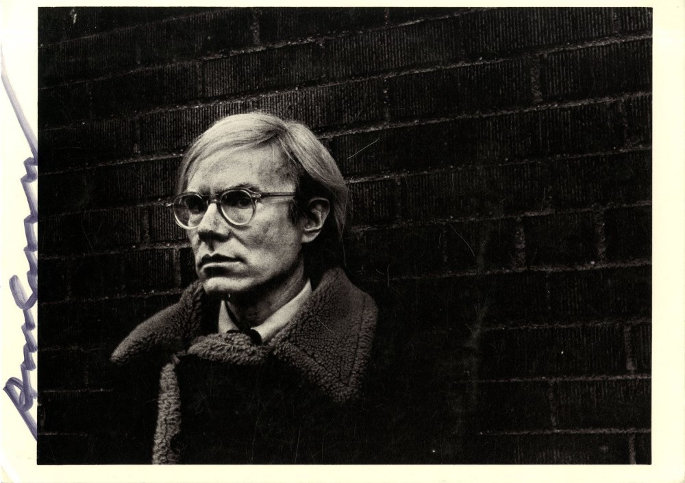 Lot #483: ANDY WARHOL - Portrait of Andy Warhol - Offset lithograph