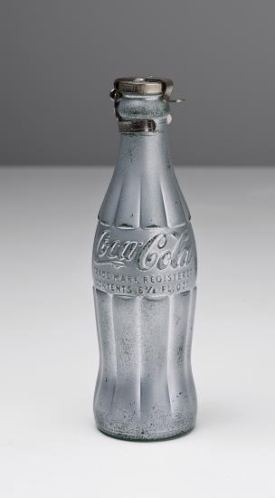 Lot #1649: ANDY WARHOL - You're In - Spray paint on Coca-Cola bottle