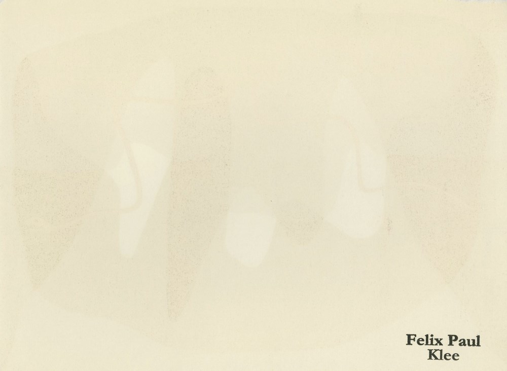 Lot #2886: PAUL KLEE - Schlangen Wege - Original color lithograph