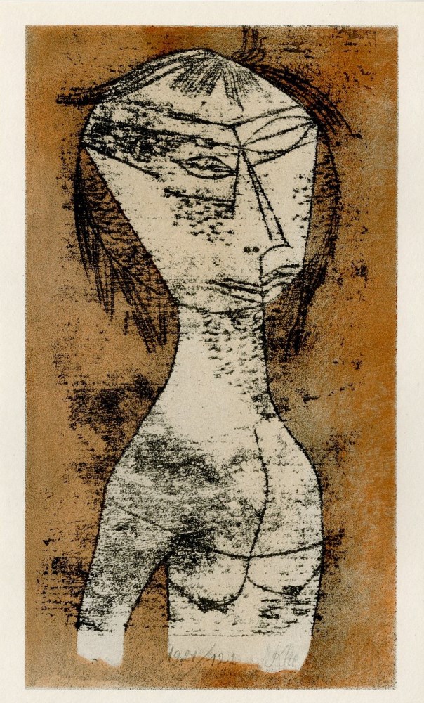 Lot #1032: PAUL KLEE - Heilige vom Innern Licht - Original color lithograph & stencil/ pochoir