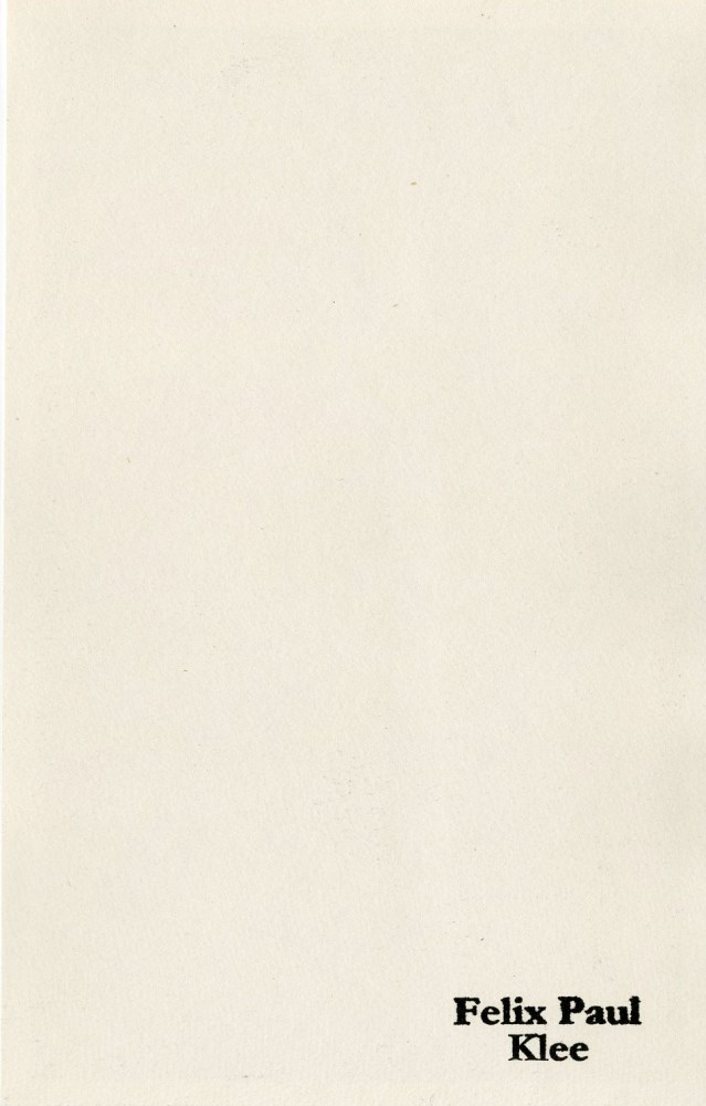 Lot #2903: PAUL KLEE - Seiltaenzer - Original color lithograph & stencil/ pochoir