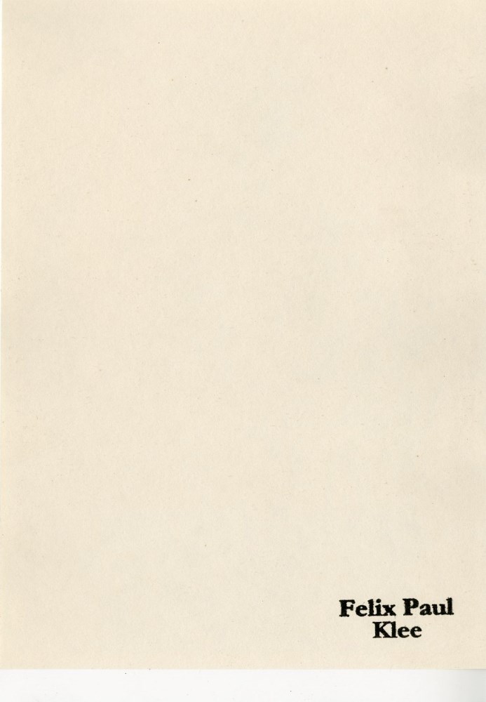 Lot #576: PAUL KLEE - Sangerin der komischen Oper - Original color lithograph & stencil/ pochoir
