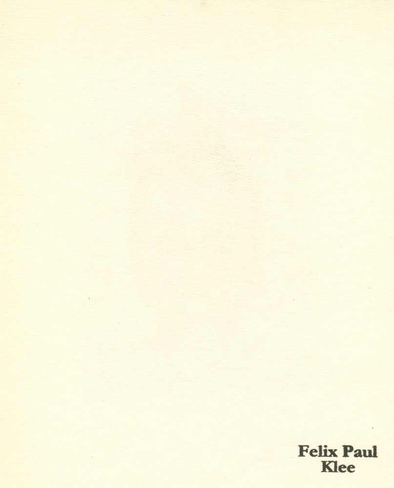 Lot #2031: PAUL KLEE - Drohendes Haupt - Lithograph after the original etching