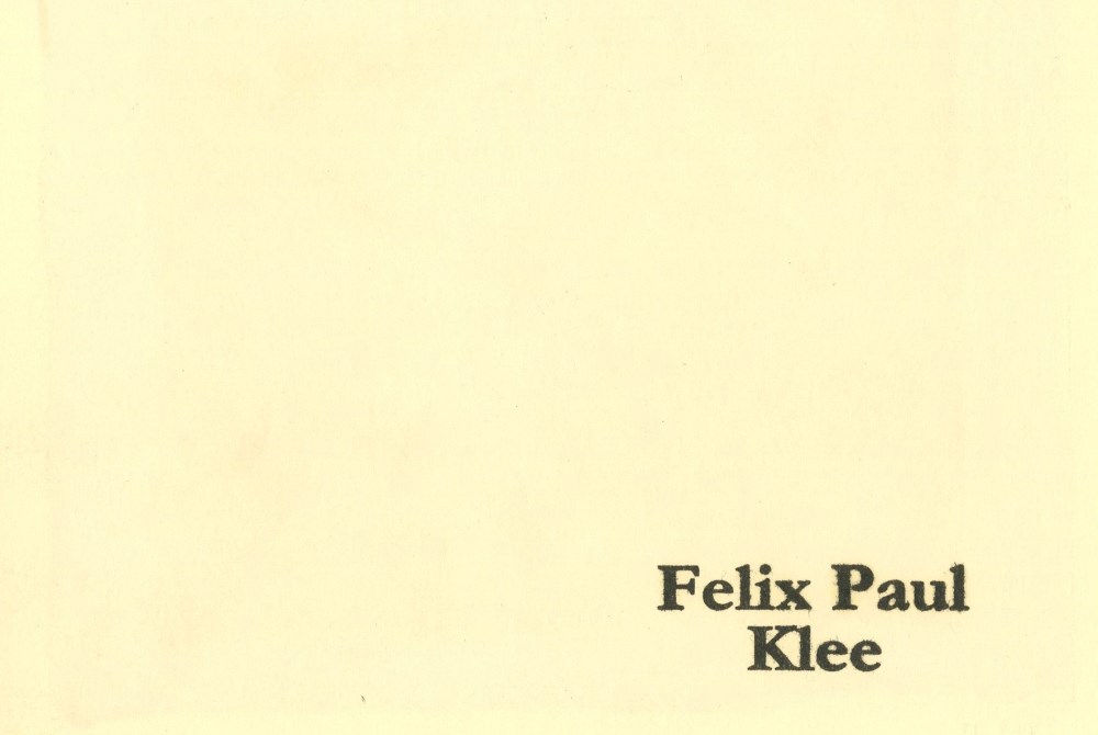 Lot #191: PAUL KLEE - Erfüllung - Original color silkscreen