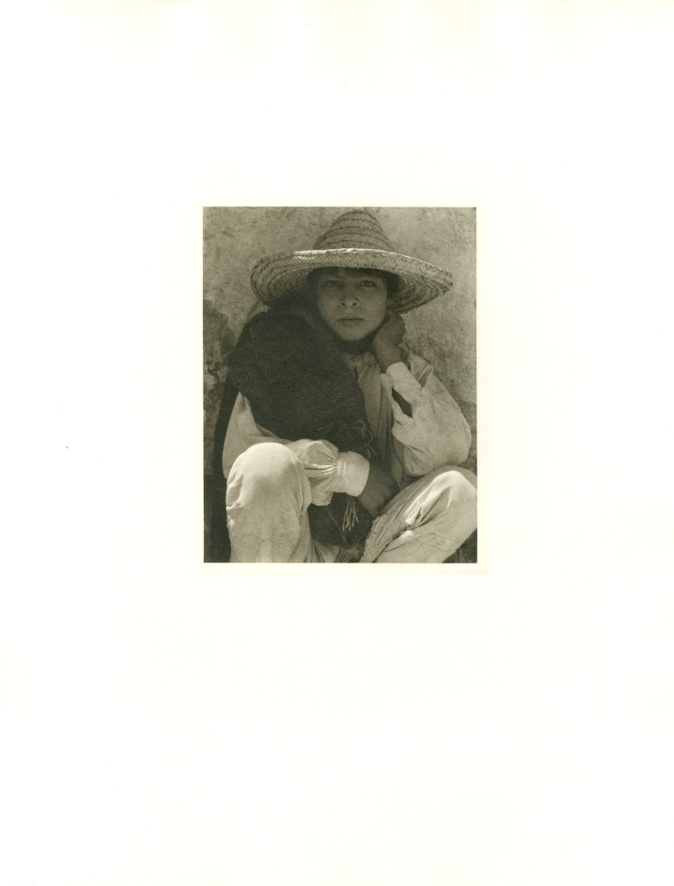 Lot #1506: PAUL STRAND - A Boy, Hidalgo - Original photogravure