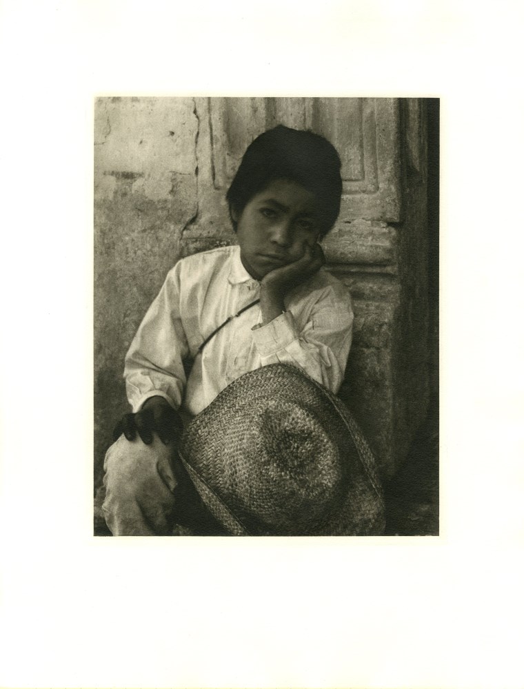 Lot #1808: PAUL STRAND - Boy, Uruapan - Original photogravure