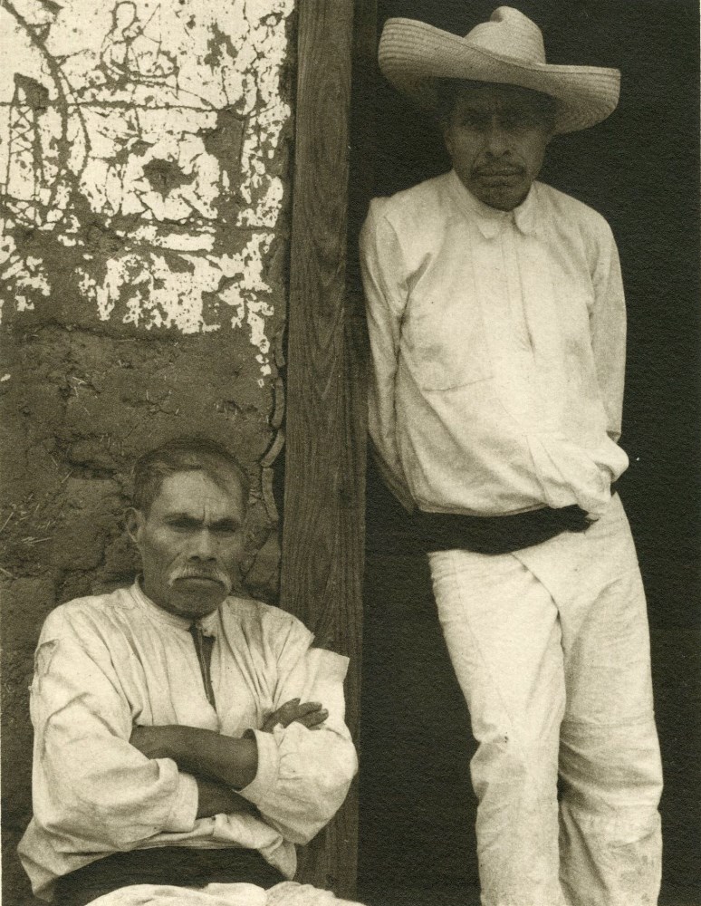Lot #1876: PAUL STRAND - Men of Santa Anna, Michoacan - Original photogravure