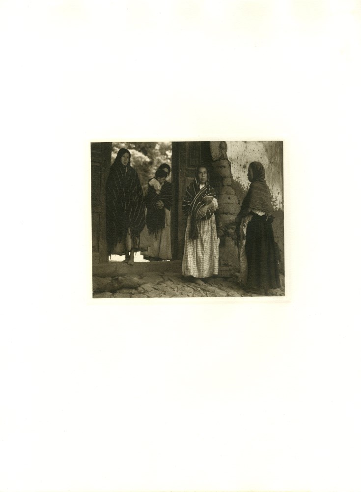Lot #2249: PAUL STRAND - Women of Santa Anna, Michoacan - Original photogravure
