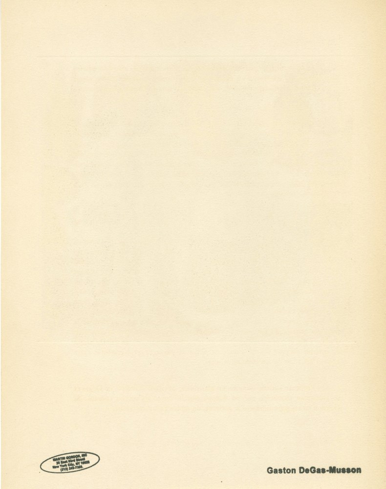 Lot #196: EDGAR DEGAS - Fete de la patronne - Original color gravure with pochoir, after the monotype