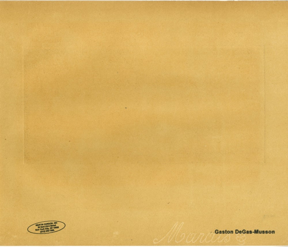 Lot #2098: EDGAR DEGAS - Femme nu couche - Original duogravure, after the monotype