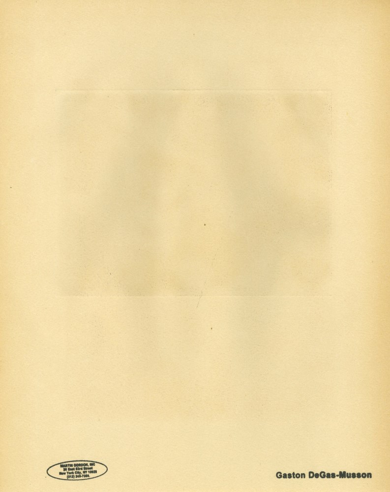 Lot #2101: EDGAR DEGAS - Fete de la patronne - Original duogravure, after the monotype