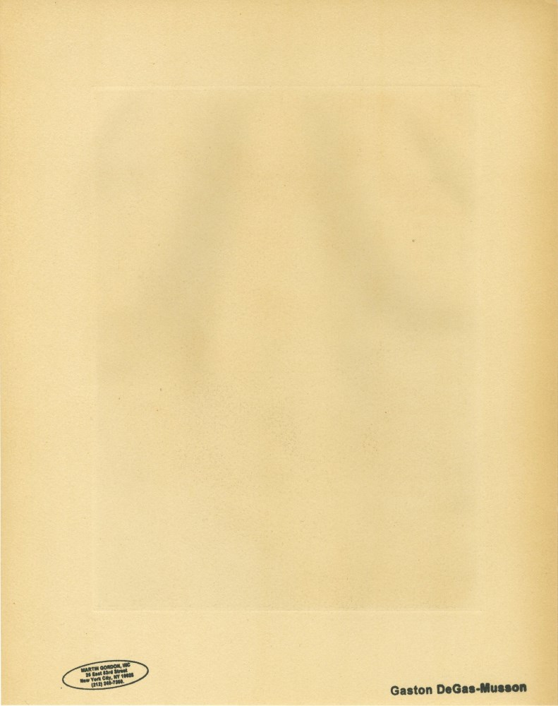 Lot #2656: EDGAR DEGAS - On attend les clientes - Original duogravure, after the monotype