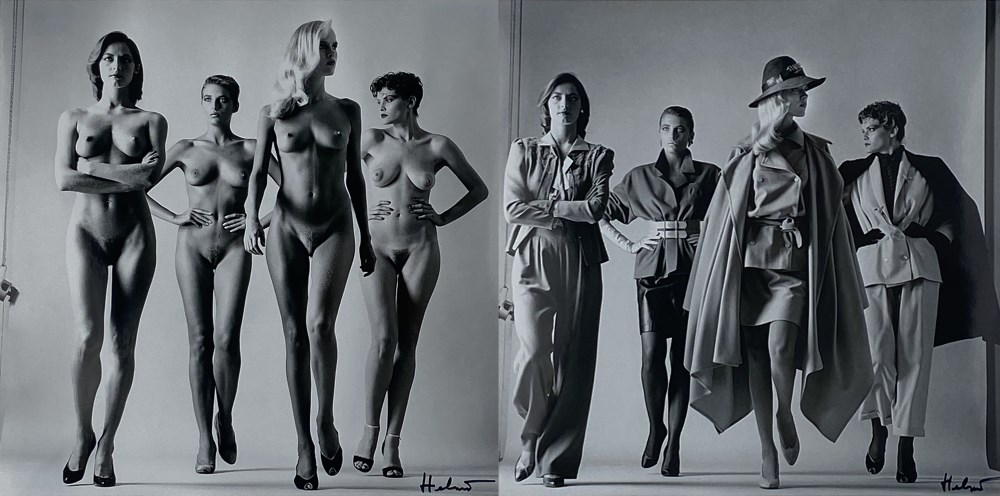 Lot #569: HELMUT NEWTON - Sie Kommen, Dressed/Sie Kommen, Naked ("They Are Coming") - Original photolithographs