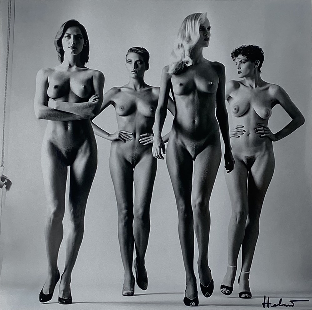 Lot #2077: HELMUT NEWTON - Sie Kommen, Dressed/Sie Kommen, Naked ("They Are Coming") - Original photolithographs
