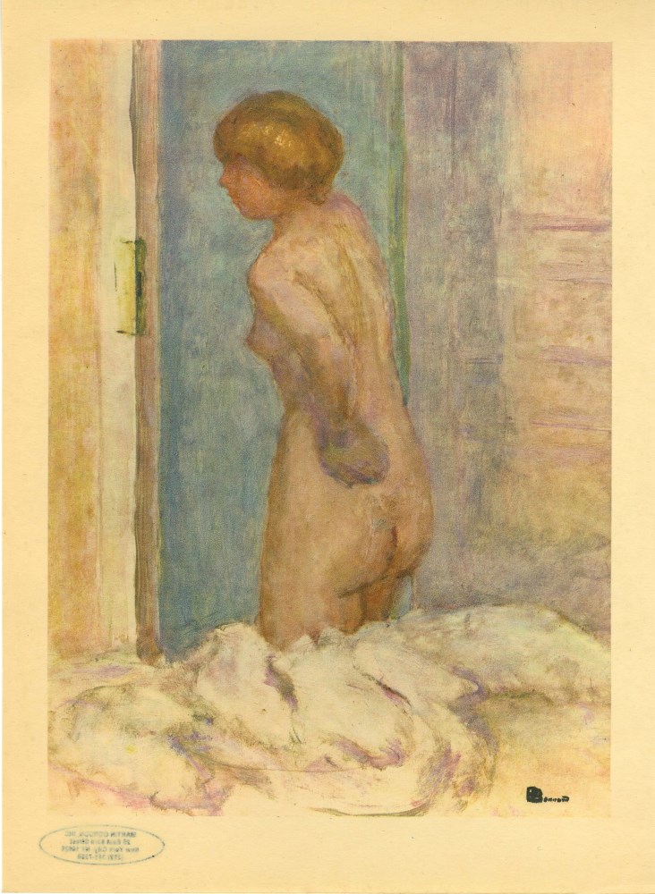 Lot #1201: PIERRE BONNARD - Nu - Original color collotype