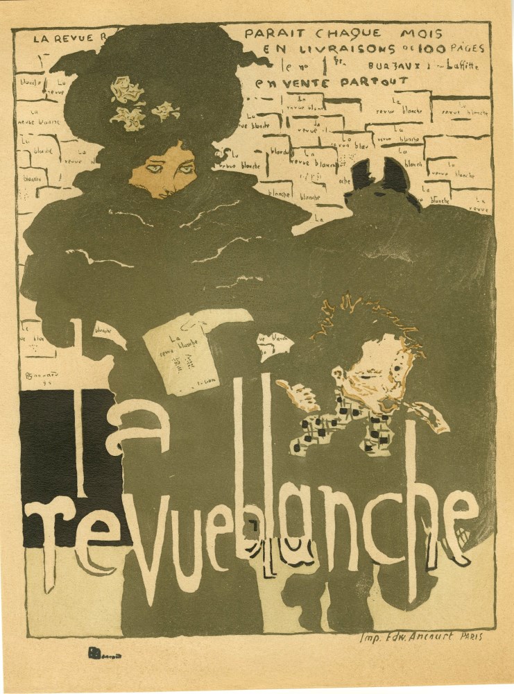 Lot #2396: PIERRE BONNARD - La Revue Blanche - Original color lithograph