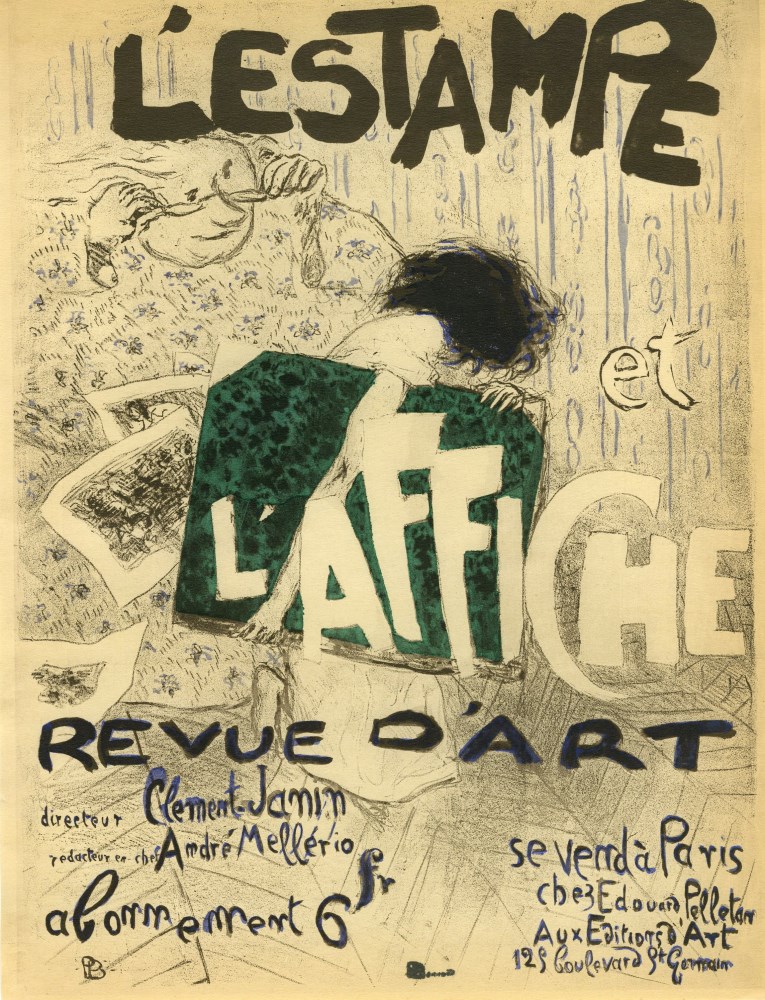 Lot #2423: PIERRE BONNARD - L'Estampe et l'affiche - Original color lithograph
