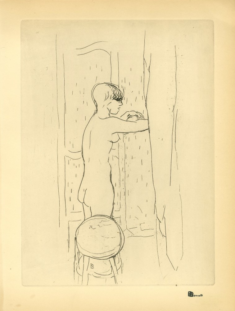 Lot #1434: PIERRE BONNARD - Toilette - Original drypoint