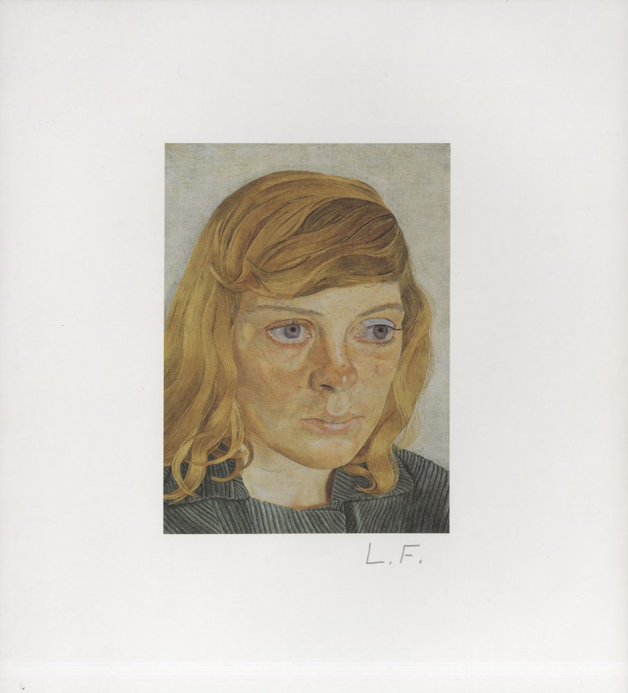 Lot #233: LUCIAN FREUD - Girl in a Green Dress - Color offset lithograph