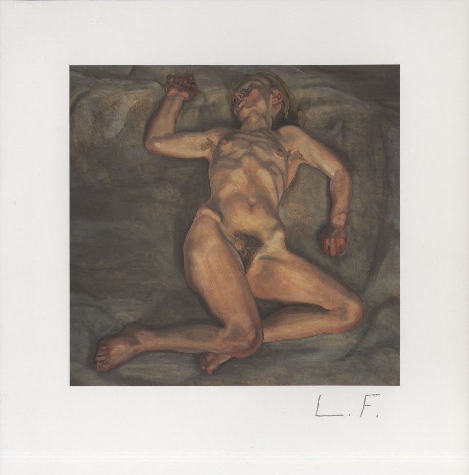 Lot #379: LUCIAN FREUD - Naked Girl Asleep II - Color offset lithograph
