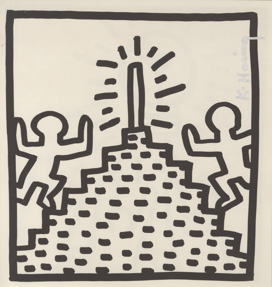 Lot #518: KEITH HARING - Pinnacle - Original vintage lithograph