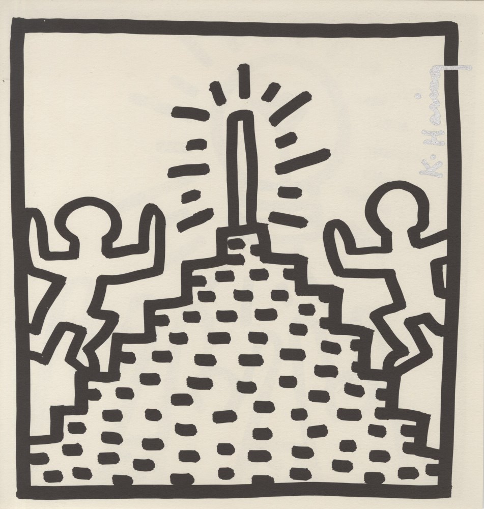 Lot #471: KEITH HARING - Pinnacle - Original vintage lithograph