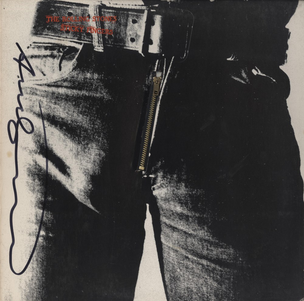 Lot #1364: ANDY WARHOL - Sticky Fingers/Rolling Stones - Color offset lithograph