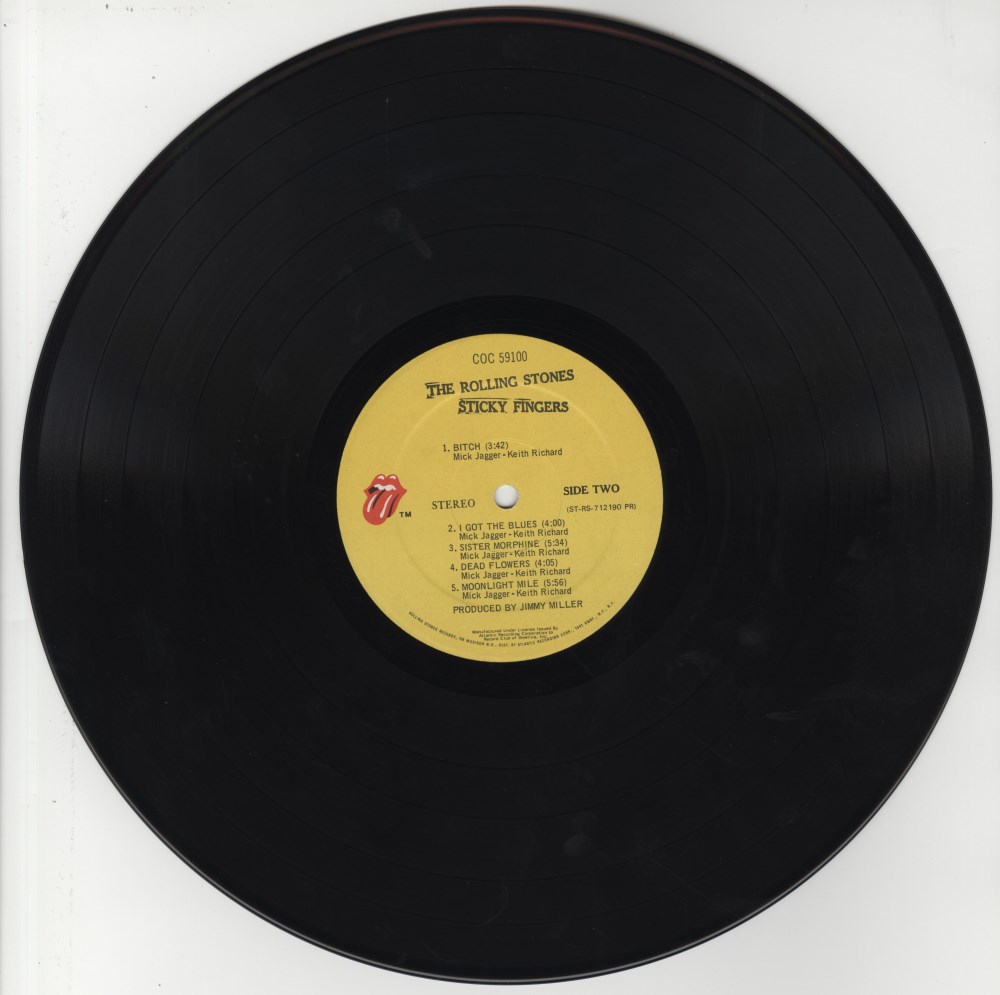 Lot #1364: ANDY WARHOL - Sticky Fingers/Rolling Stones - Color offset lithograph