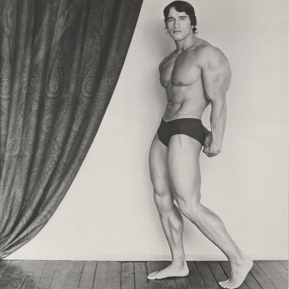 Lot #790: ROBERT MAPPLETHORPE - Arnold Schwarzenegger - Original vintage photogravure