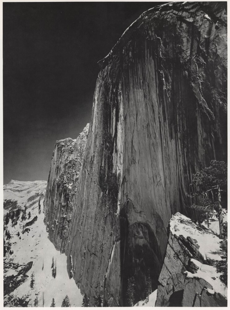 Lot #1159: ANSEL ADAMS - Monolith, the Face of Half Dome, Yosemite National Park, California - Original photogravure