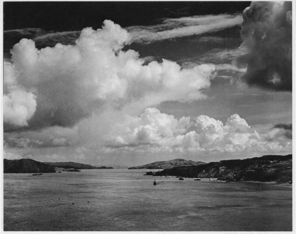 Lot #1004: ANSEL ADAMS - Golden Gate before the Bridge, San Francisco, California - Original photogravure