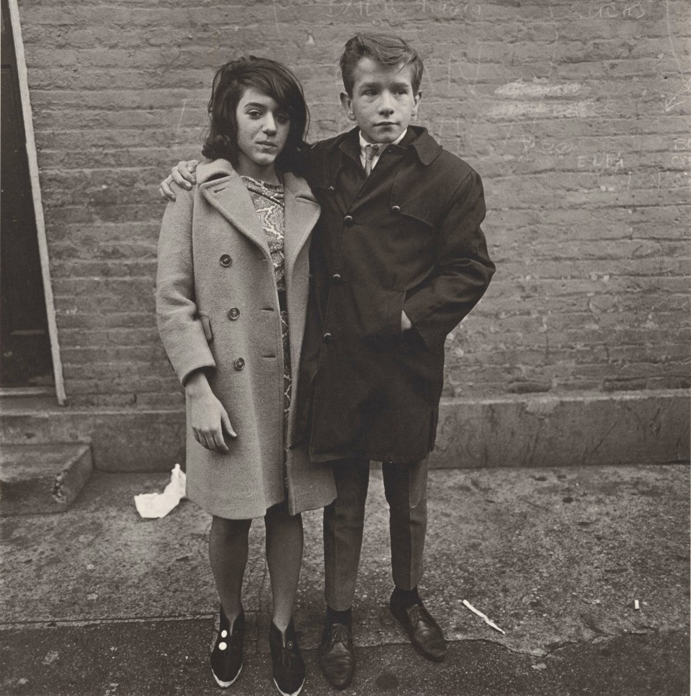 Lot #1389: DIANE ARBUS - Teenage Couple on Hudson Street, N.Y.C - Original photogravure