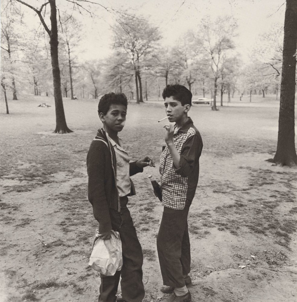 Lot #2197: DIANE ARBUS - Two Boys Smoking in Central Park, N.Y.C - Original photogravure