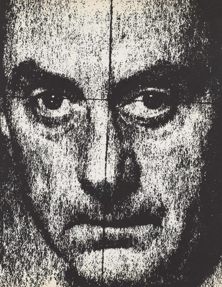 Lot #1673: MAN RAY - Self-portrait with Reticle - Original photogravure