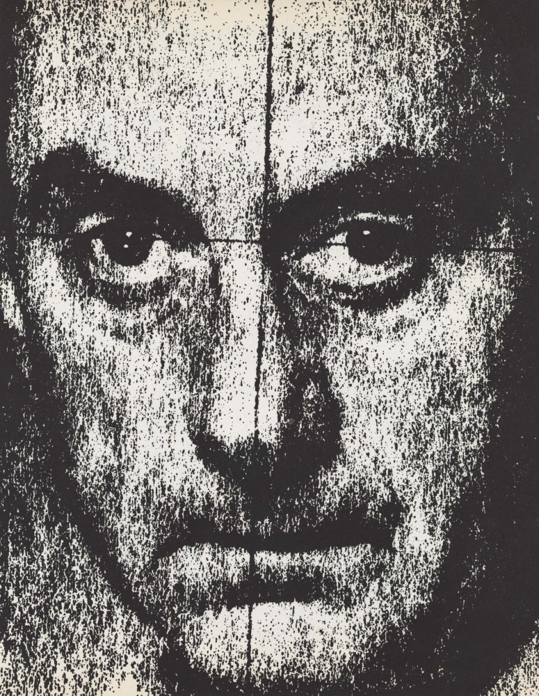 Lot #2905: MAN RAY - Self-portrait with Reticle - Original photogravure