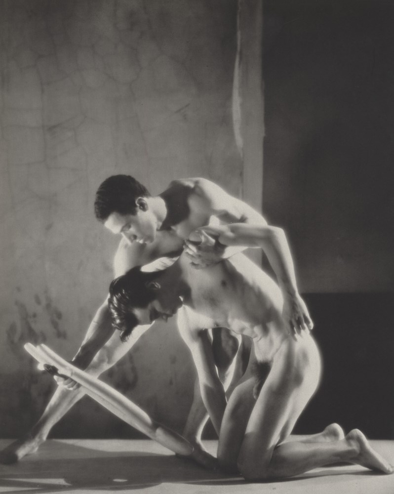 Lot #1234: GEORGE PLATT LYNES - Orpheus: Francisco Moncion and Nicholas Magallanes, Ballet Society - Original photogravure