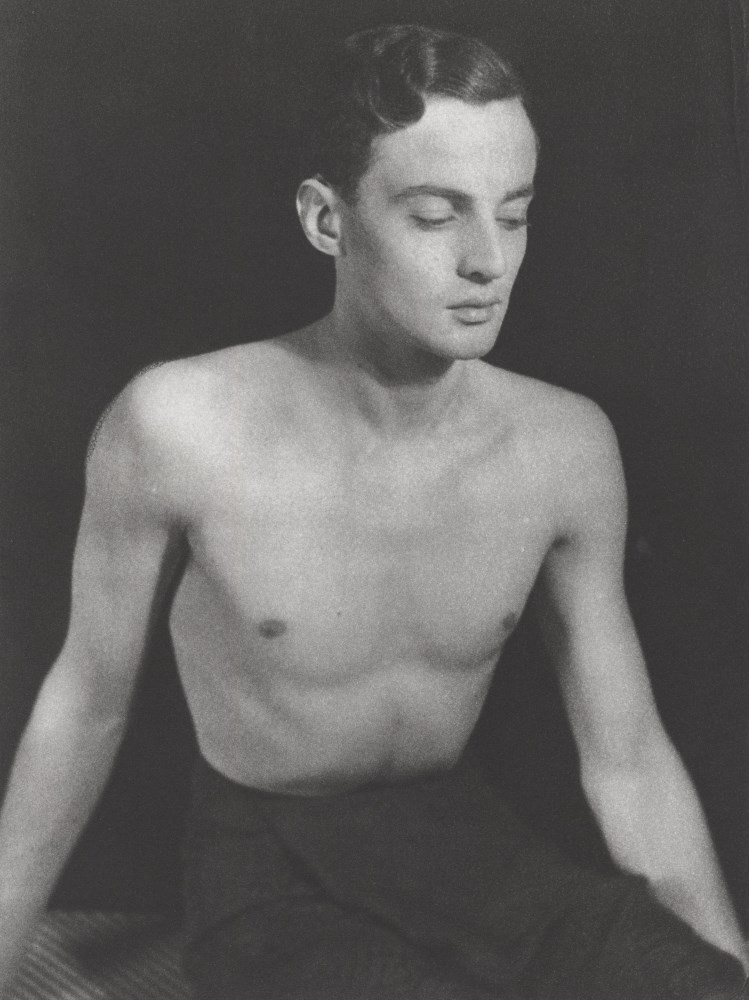 Lot #2904: GEORGE PLATT LYNES - Self-portrait - Original photogravure