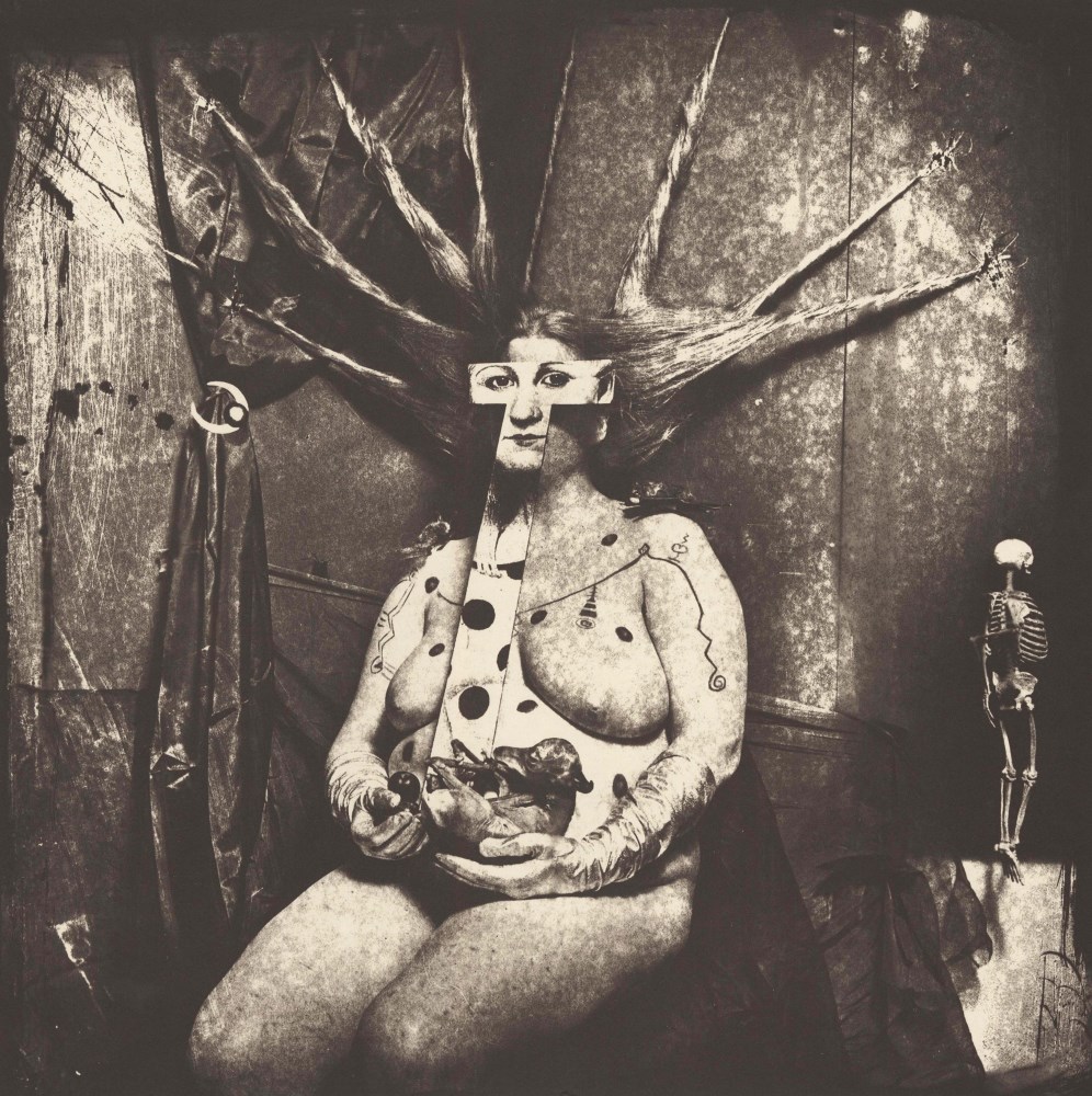 Lot #534: JOEL-PETER WITKIN - Portrait of Nan - Original vintage photogravure