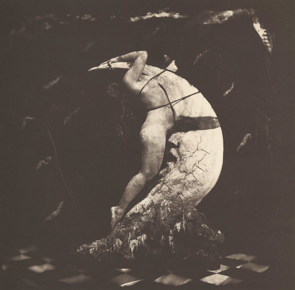 Lot #742: JOEL-PETER WITKIN - Woman on the Moon - Original vintage photogravure