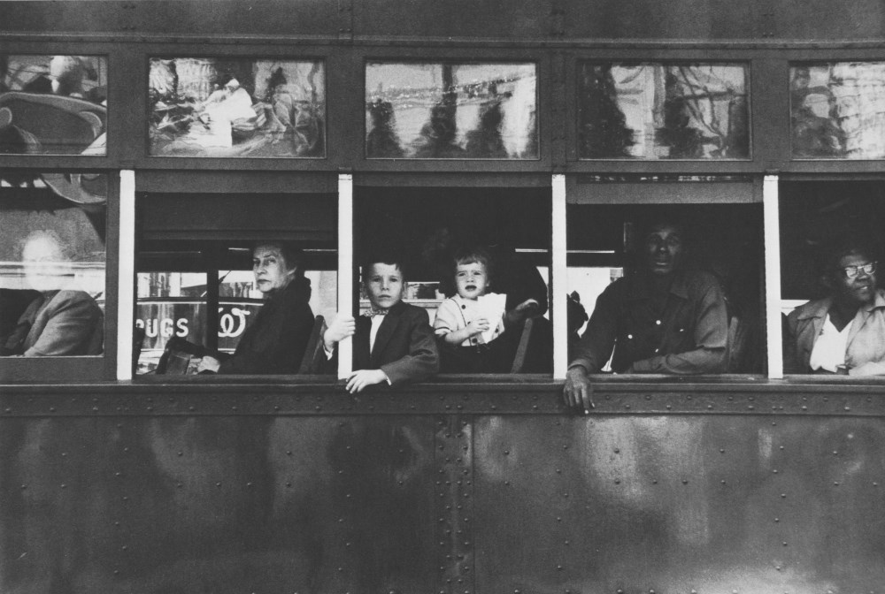 Lot #678: ROBERT FRANK - Trolley, New Orleans - Original photogravure