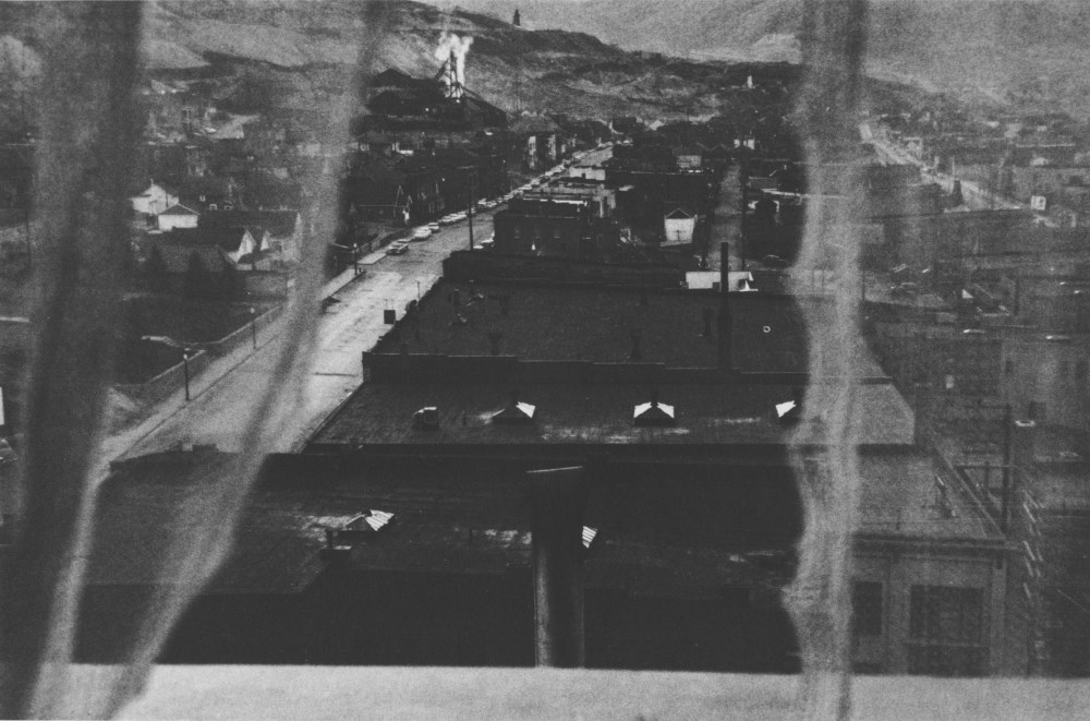 Lot #1480: ROBERT FRANK - View from Hotel Window, Butte, Montana - Original photogravure