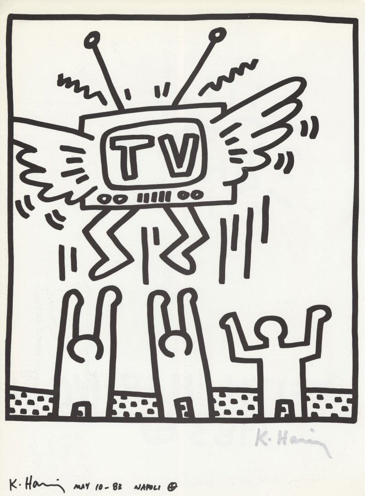 Lot #423: KEITH HARING - Naples Suite #02 - Lithograph