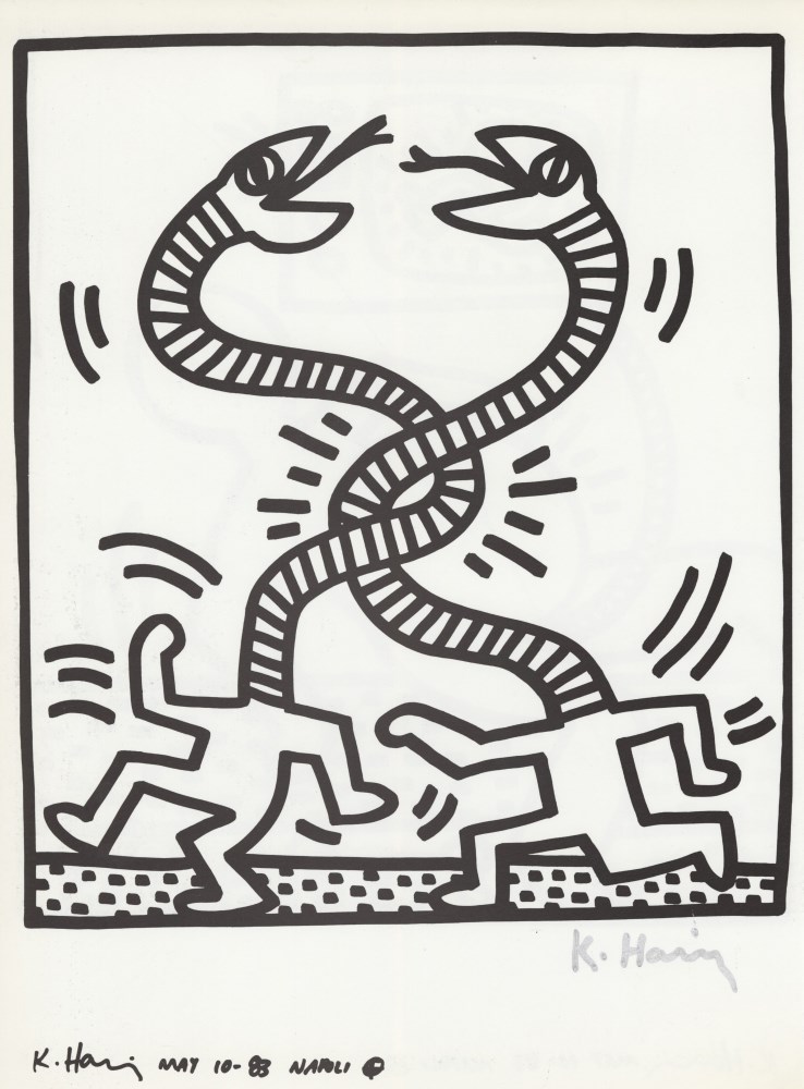 Lot #424: KEITH HARING - Naples Suite #06 - Lithograph