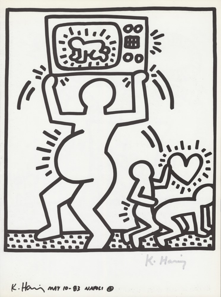 Lot #1177: KEITH HARING - Naples Suite #07 - Lithograph