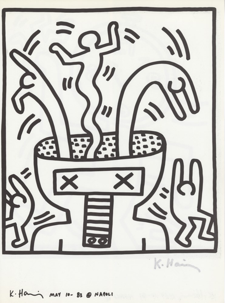 Lot #427: KEITH HARING - Naples Suite #13 - Lithograph