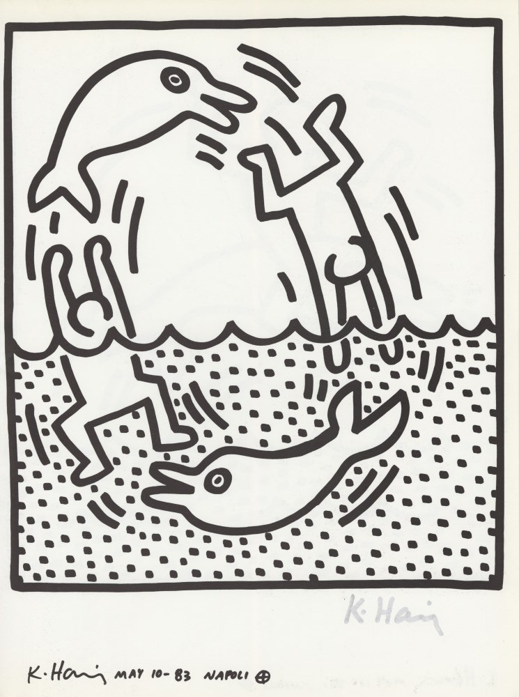 Lot #428: KEITH HARING - Naples Suite #15 - Lithograph