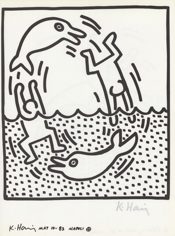 Lot #389: KEITH HARING - Naples Suite #15 - Lithograph